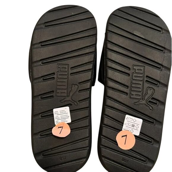 PUMA Cool Cat 2.0 BX Slide Puma Black / Puma White / Pink Size 7 New w/ Tags - Picture 8 of 9